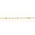 Pulseira banhada a ouro 18k com bolas (55137000) - comprar online