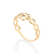 Anel pet infinito banhado a ouro 18k (51343100)