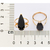 Maxi anel gota banhado a ouro 18k com cristal (51349927) na internet