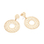 Maxi brinco banhado a ouro 18k (52727700) - comprar online
