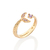 Anel cauda princesa ariel banhado a ouro 18k com zircônias (51349224) - comprar online