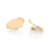 Maxi brinco ondulado banhado a ouro 18k (52736300)