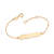Pulseira relâmpago mcqueen personalizável banhada a ouro 18k (55214500) - comprar online
