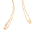 Escapulário unisex banhado a ouro 18k (53191900)