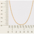 Gargantilha banhada a ouro 18k (53219300) - comprar online