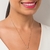 Gargantilha com pingente estrela banhado a ouro 18k com zircônias (53250106) na internet