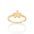 Anel skinny estrela do mar banhado a ouro 18k (51349100) - comprar online