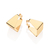 Brinco argola quadrado banhado a ouro 18k (52727400) - comprar online