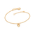 Pulseira com Mickey banhada a ouro 18k (55212600)