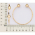 Bracelete banhado a ouro 18k com esferas (55216800) - comprar online