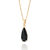 Pingente gota banhado a ouro 18k com cristal (54288727) - comprar online