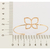 Bracelete borboleta banhado a ouro 18k com zircônias (55203806) - comprar online