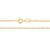 Gargantilha veneziana banhada a ouro 18k (53016500) - comprar online