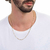 Cordão banhado a ouro 18k elo alternado e laminado (53010300) na internet