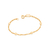 Pulseira banhada a ouro 18k com bolas (55139200)