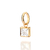 Pingente solitário banhado a ouro 18k com zircônia (54284406)