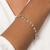Pulseira banhada a ouro 18k (55217700) - Estilo Dixe | Semijoias Rommanel