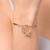 Bracelete estrelas banhado a ouro 18k (55210900) na internet