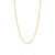 Gargantilha veneziana banhada a ouro 18k (53016500)