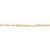 Cordão elo cadeado lixado banhado a ouro 18k (53232400) - comprar online