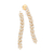 Brinco pêndulo banhado a ouro 18k com zircônias (52726506) - comprar online