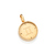 Pingente signo gêmeos banhado a ouro 18k (54275900)