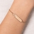 Pulseira personalizável coroa da princesa ariel banhada a ouro 18k (55216100) - Estilo Dixe | Semijoias Rommanel