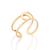 Anel ajustável banhado a ouro 18k (51349400)