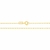 Cordão banhado a ouro 18k elo alternado e lixado (53014700) - comprar online