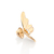 Broche borboleta banhado a ouro 18k com zircônia (54285606) - comprar online