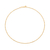 Gargantilha elo groumet banhada a ouro 18k (53234600)