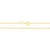 Gargantilha banhada a ouro 18k fio diamantado (53033500) - comprar online