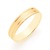 Aliança fosca banhada a ouro 18k (51033200)