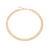Gargantilha choker banhada a ouro 18k (53198100)