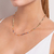Gargantilha com miçangas banhada a ouro 18k (53215714) - Estilo Dixe | Semijoias Rommanel