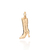 Pingente bota banhado a ouro 18k (54283100)
