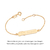 Pulseira relâmpago mcqueen personalizável banhada a ouro 18k (55214500)