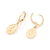 Brinco argola nossa senhora das graças banhado a ouro 18k (52746494) - comprar online