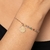Pulseira mix emoções banhada a ouro 18k com zircônias (55216014) - Estilo Dixe | Semijoias Rommanel