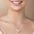 Pingente coração menina banhado a ouro 18k com acrílico (54280506) - Estilo Dixe | Semijoias Rommanel