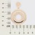 Maxi brinco banhado a ouro 18k (52727700) na internet