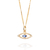 Pingente olho grego banhado a ouro 18k com zircônias e cristais (54286907) - comprar online