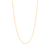 Gargantilha elo cadeado oval banhada a ouro 18k (53233800)
