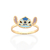 Anel Stitch banhado a ouro 18k com aplicação de resina (51349314) - comprar online