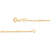 Pulseira banhada a ouro 18k com bolas (55019400) - comprar online
