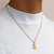 Pingente vestido Bela banhado a ouro 18k com aplicação de resina (54282201) - Estilo Dixe | Semijoias Rommanel
