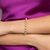 Pulseira banhada a ouro 18k com zircônias (55206606) na internet