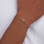 Pulseira concha banhada a ouro 18k com zircônia (55214106) - Estilo Dixe | Semijoias Rommanel