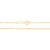 Cordao joia banhada ouro 18k (53129800) - comprar online
