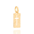 Pingente banhado a ouro 18k